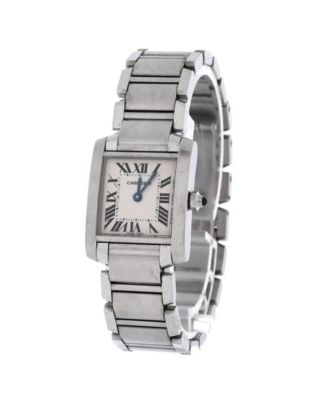 Tank Francaise Quartz Watch in Stainless Steel 20mm