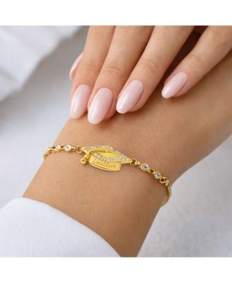 Limitless Graduation Cap Adjustable Pave Bracelet