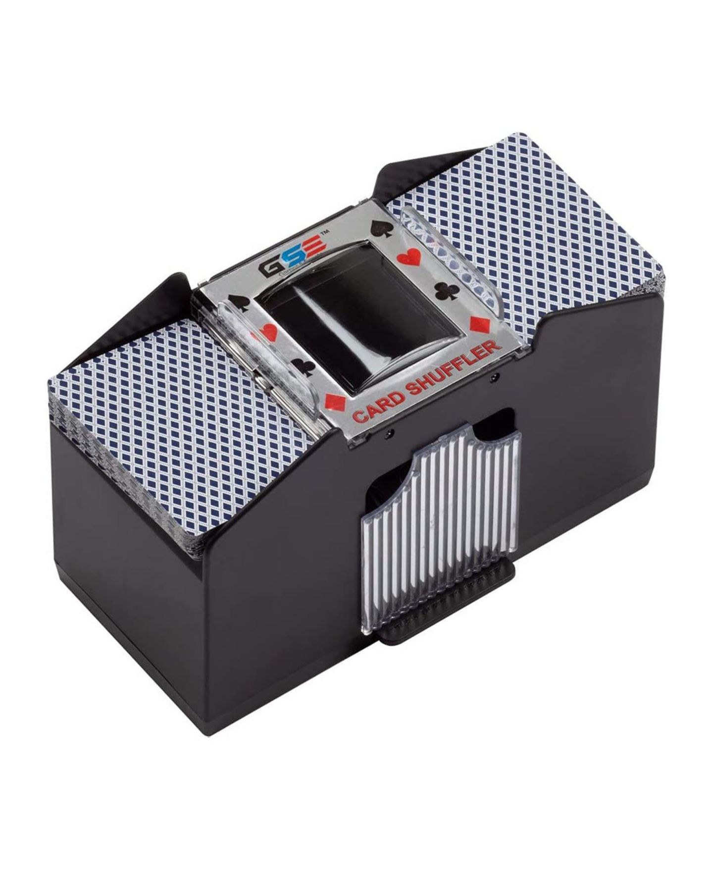Детская игрушка GSE Games & Sports Expert Automatic Battery-Operated Card Shuffler, Ages 14 & Up, цвет: Чёрный — фото 1