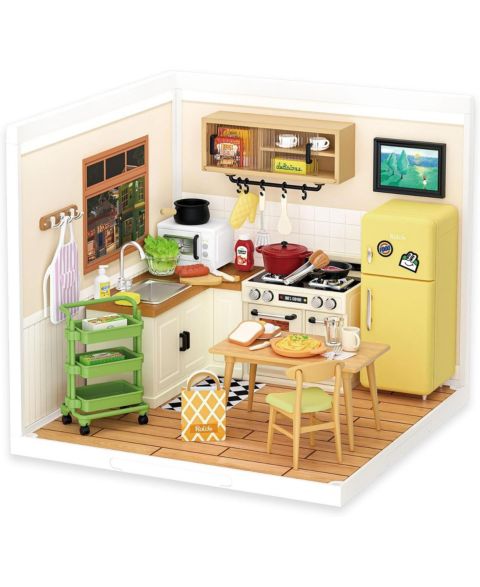Детский конструктор Robotime Happy Meals Kitchen 152-Piece Building Set, Ages 14+