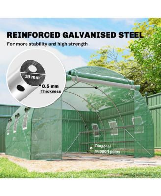 Walk-in Tunnel house with Shelves, Hoop House house