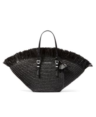Isa Top Handle Small Fan Tote Handbag