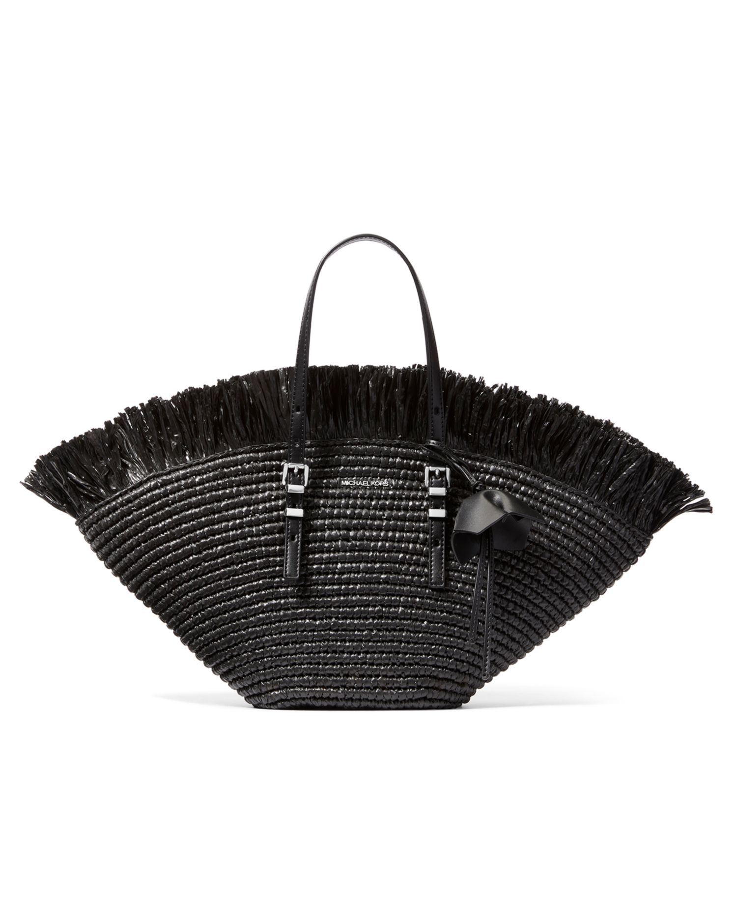 Isa Top Handle Small Fan Tote Handbag