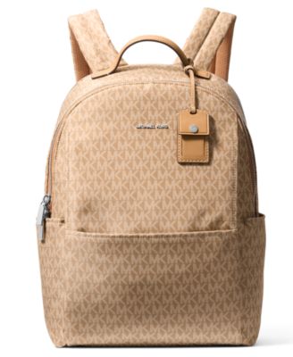 Michael Kors Sable Small Printed Signature Logo Backpack