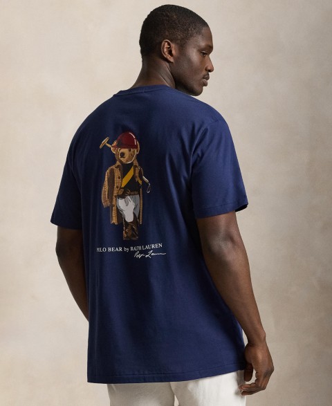 Мужские Polo Ralph Lauren Men's Big & Tall Short-Sleeve Polo Bear Jersey T-Shirt