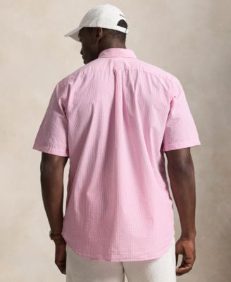 Polo Ralph Lauren Men's Big & Tall Striped Short-Sleeve Seersucker