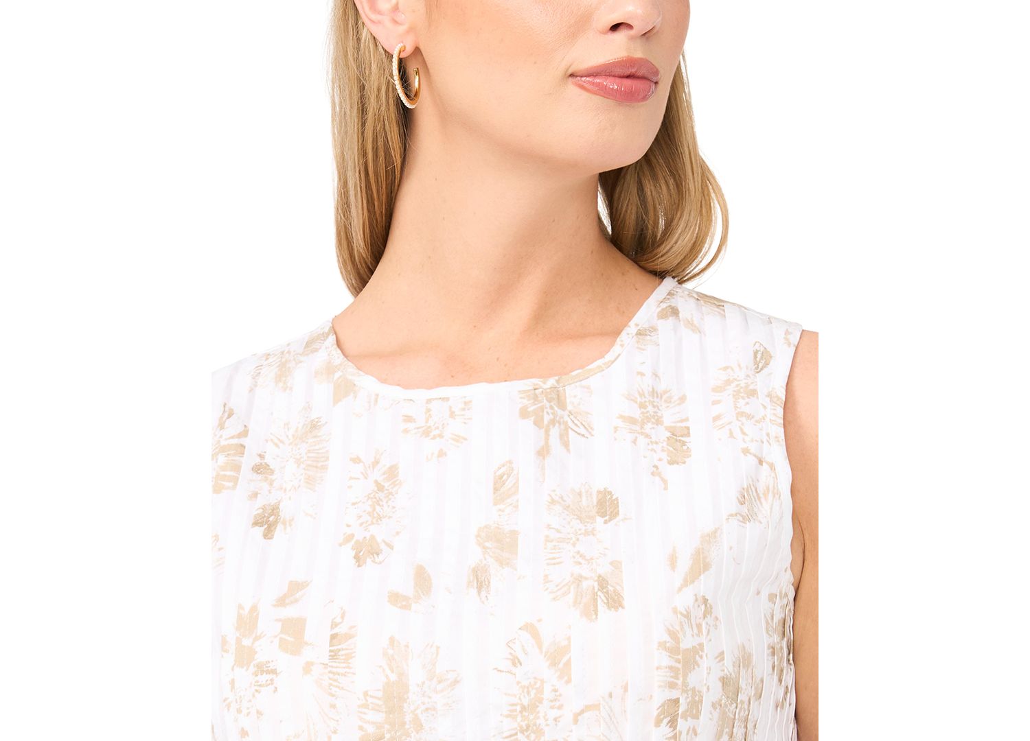 Women's Peplum Sleeveless Blouse
