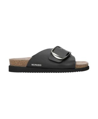 Women's Hariana Leather Cork Slide