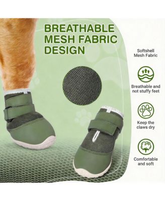Dog Boots for Large Dogs - Breathable, Waterproof, Anti-Slip, Hiking