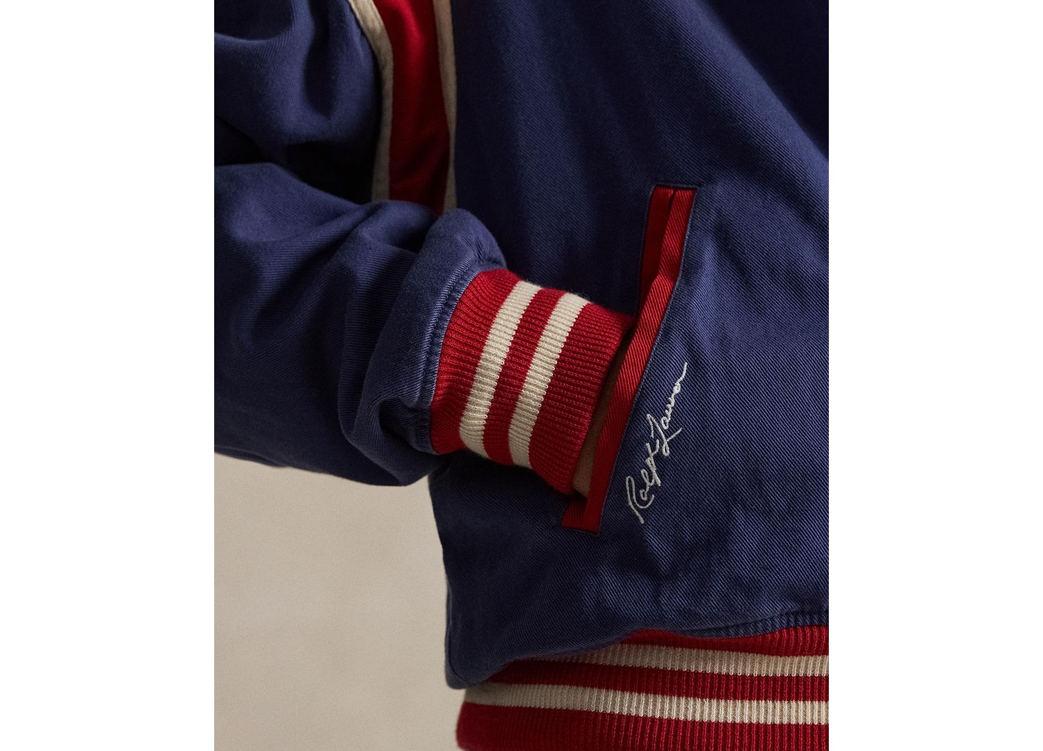 Men's Twill Bomber Jacket