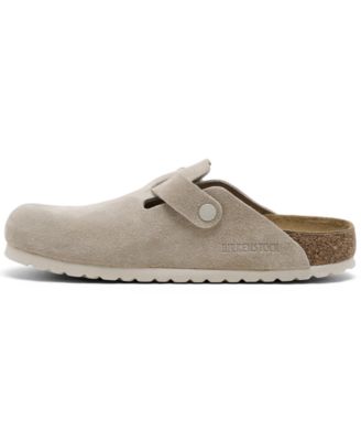 Women's Boston Suede Leather Casual Clogs from Finish Line