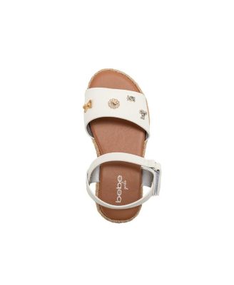 Little Girls Girl's  Fashion Sandals – Dressy Shoes with Playful Charm Details