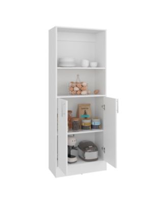 Insite Kitchen Storage Cabinet with 3 Shelves and 2 Closed Compartments