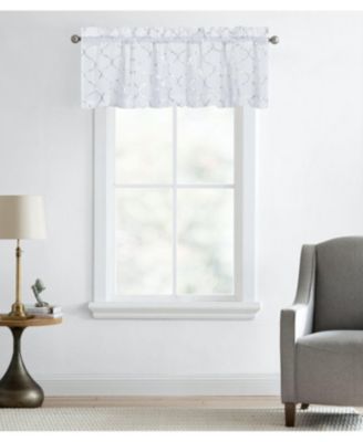Trellis Lattice Rod Pocket Valance - 56 in. W x 18 in. L