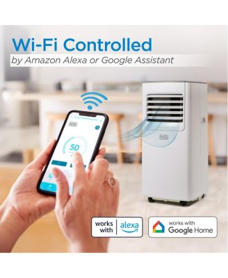 8,000 BTU Portable AC with WiFi & Remote, 3-in-1 Air Conditioner, Fan & Dehumidifier, App, Alexa & Google, Window Kit