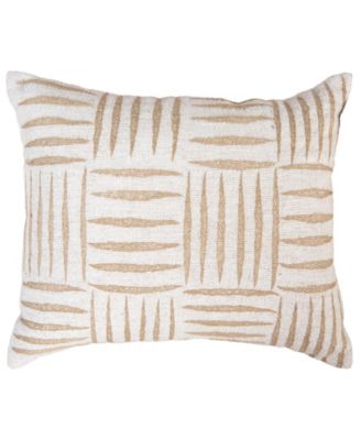 Grace Cotton Blend Decorative Pillow, 14" x 20"