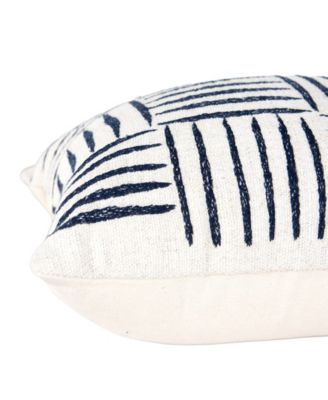 Grace Cotton Blend Decorative Pillow, 14" x 20"