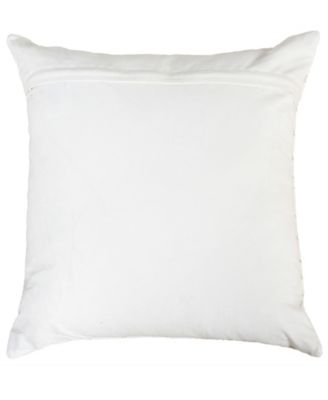 Rose Cotton Decorative Pillow, 22" x 22"