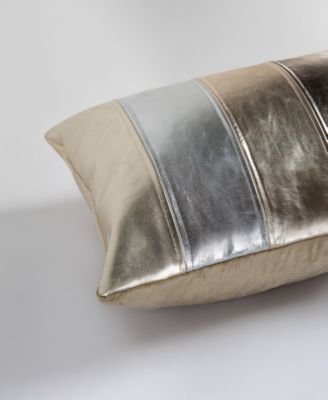 Melissa Leather Decorative Pillow, 14" x 26"