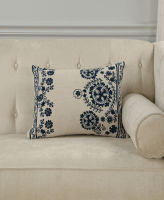 Anna Cotton Decorative Pillow, 14" x 20"
