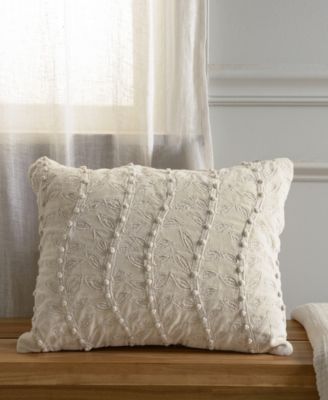 Ella Cotton Velvet Decorative Pillow, 14" x 20"