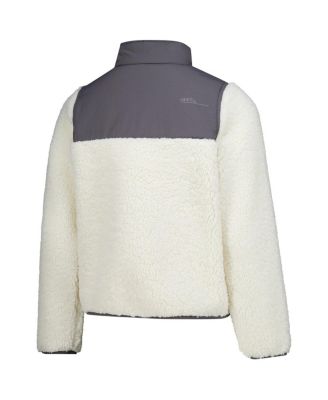 Big Boys and Girls Charcoal Notre Dame Fighting Irish Teddy Sherpa Jacket