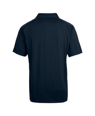 Men's Navy Seattle Seahawks Prospect Textured Stretch Polo Shirt
