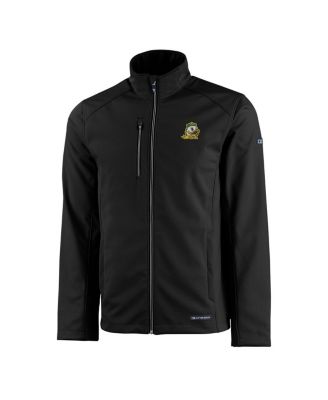 Men's Black Oregon Ducks Evoke Eco Softshell Full-Zip Jacket