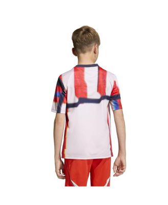 Big Boys and Girls Navy Bayern Munich 2025/26 Pre-Match Training Jersey