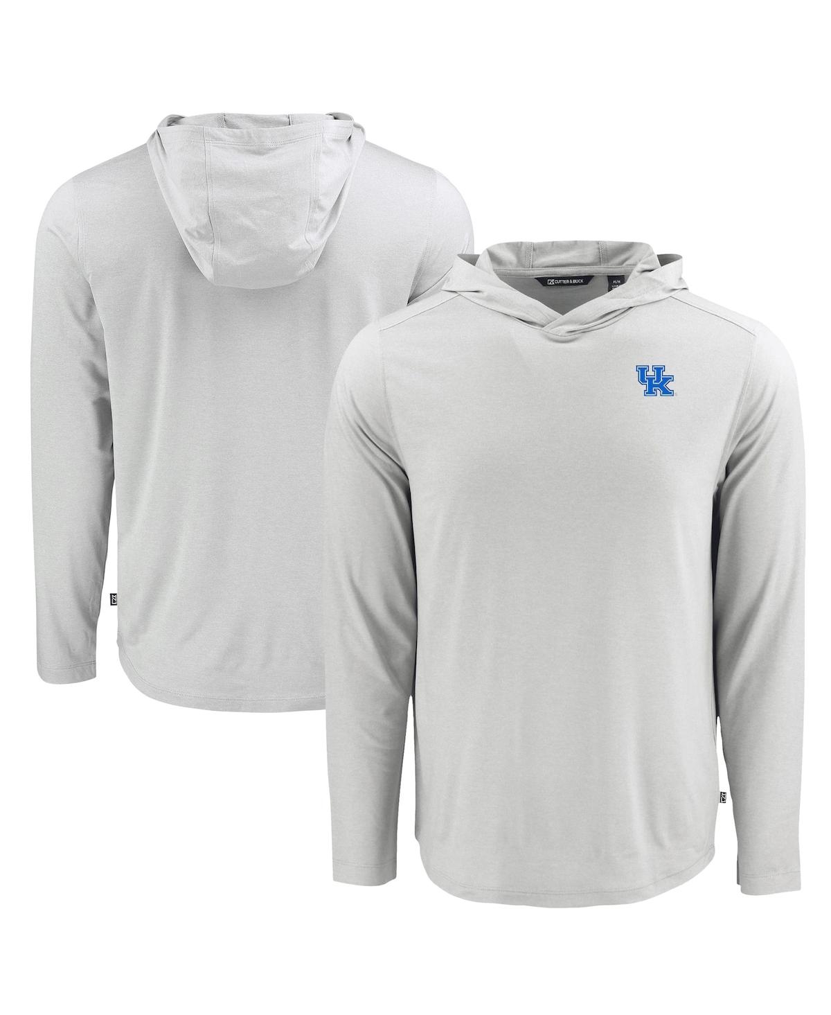 Cutter & Buck Men's Gray Kentucky Wildcats Coastline Epic Comfort Eco Long Sleeve Hoodie - Gray