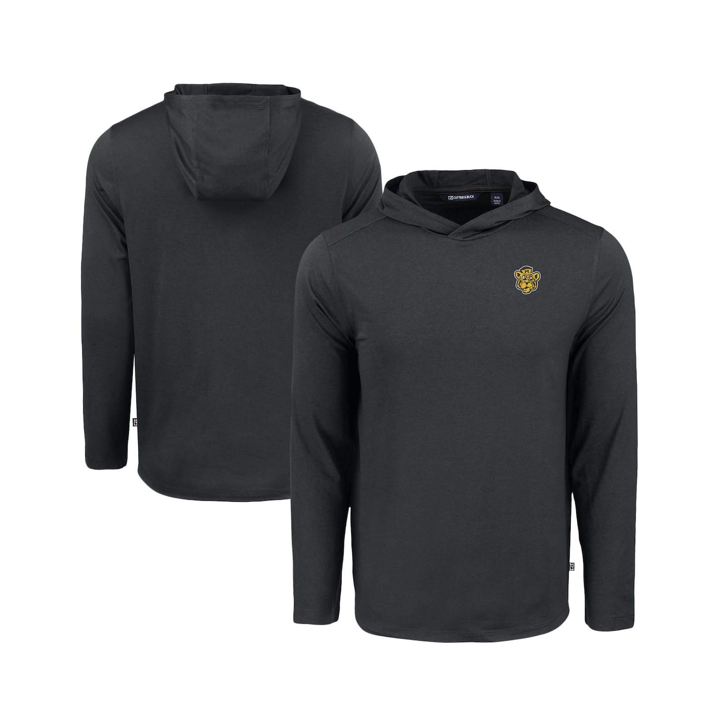 Мужское худи Cutter & Buck Black Missouri Tigers Coastline Epic Comfort Eco Long Sleeve — фото 1