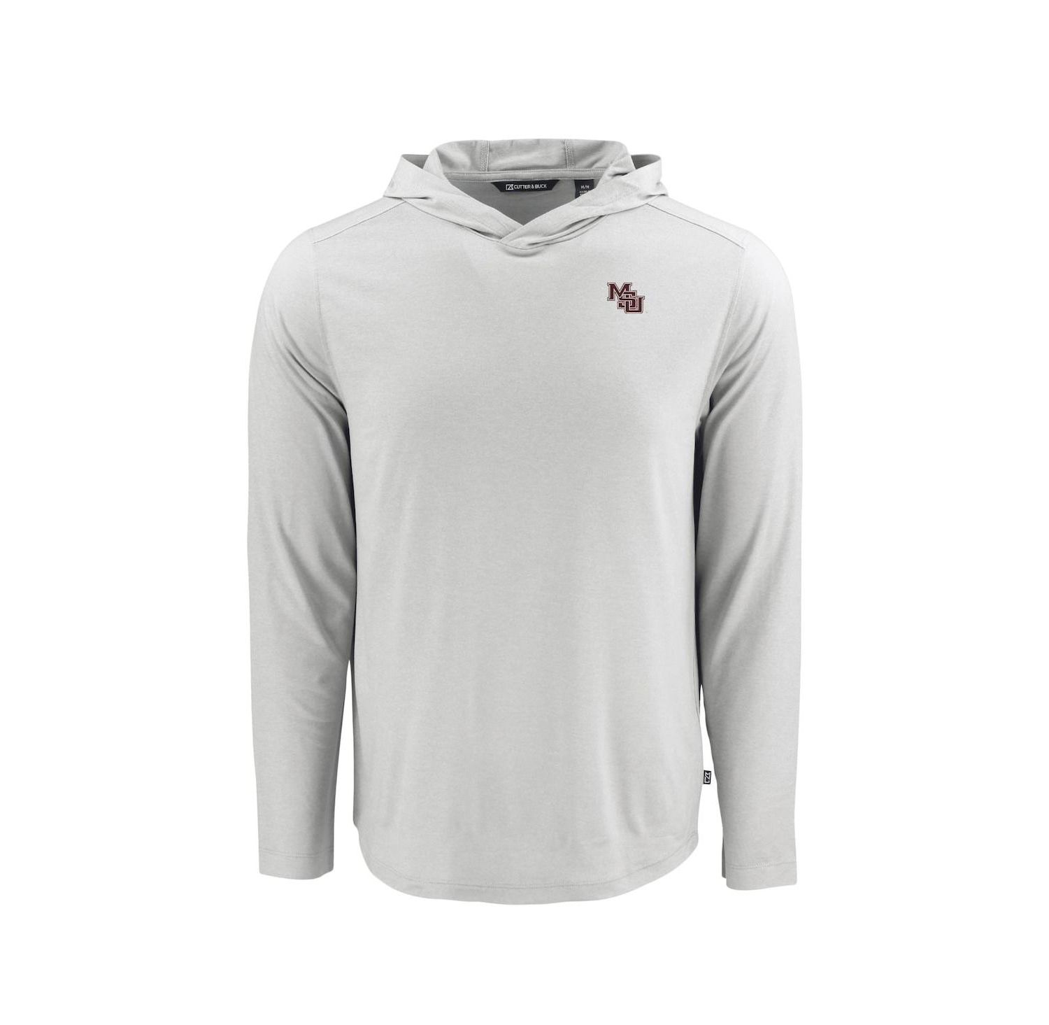 Men's Gray Mississippi State Bulldogs Coastline Epic Comfort Eco Long Sleeve Hoodie