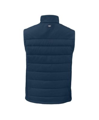 Men's Navy Los Angeles Dodgers Evoke Hybrid Eco Softshell Full-Zip Vest