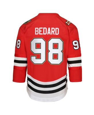 Baby Boys and Girls Connor Bedard Red Chicago Blackhawks Home Centennial Replica Jersey