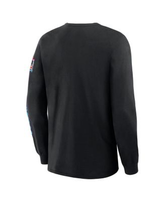 Men's Black Super Bowl LX Trolley Car Long Sleeve T-Shirt