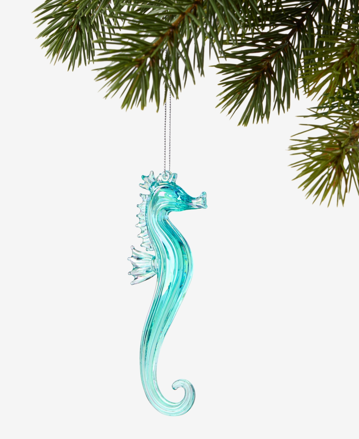 Holiday Lane Seaside Blue Seahorse Ornament, Exclusively at Macy's