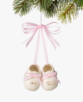 2026 Baby's First Christmas Pink Ornament