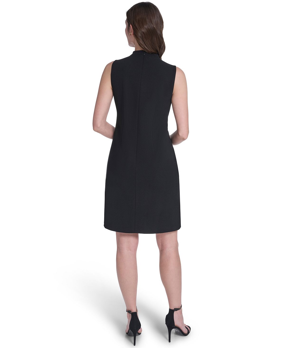 Vince Camuto Petite Square Neck Self Applique Shift Dress view 5 — MAYCSS fashion products