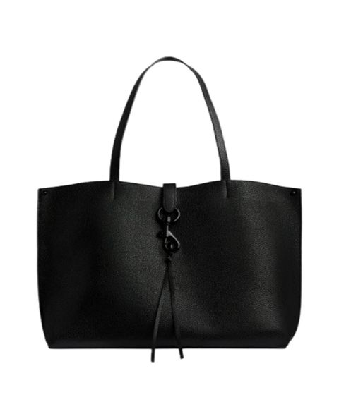 Женская сумка Rebecca Minkoff Megan Extra-Large Leather Tote, цвет: Чёрный
