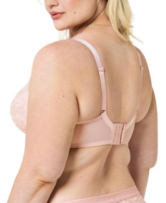 Women's No Show Lace Plunge T-Shirt Bra