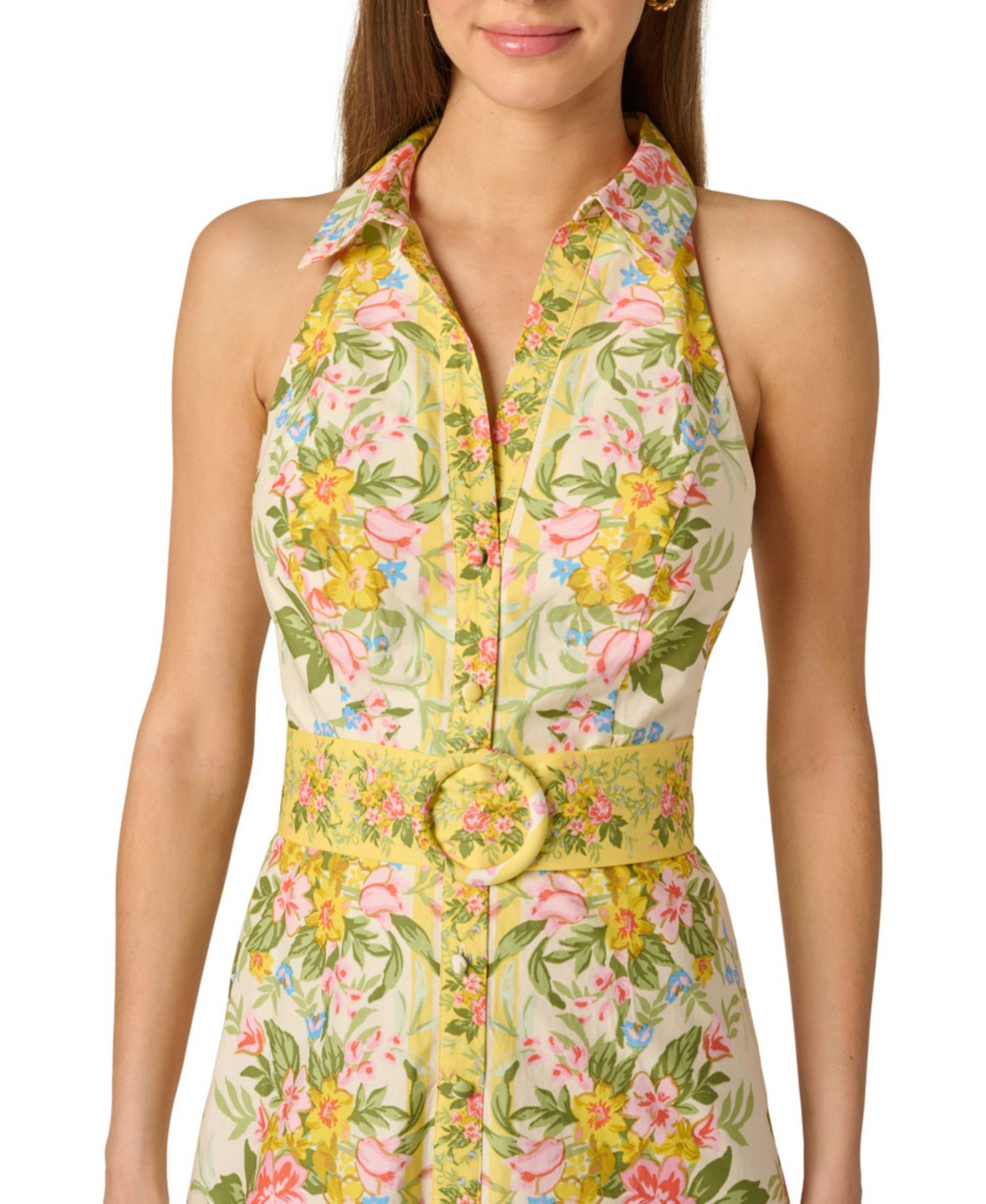 Women's Printed Sleeveless Dress