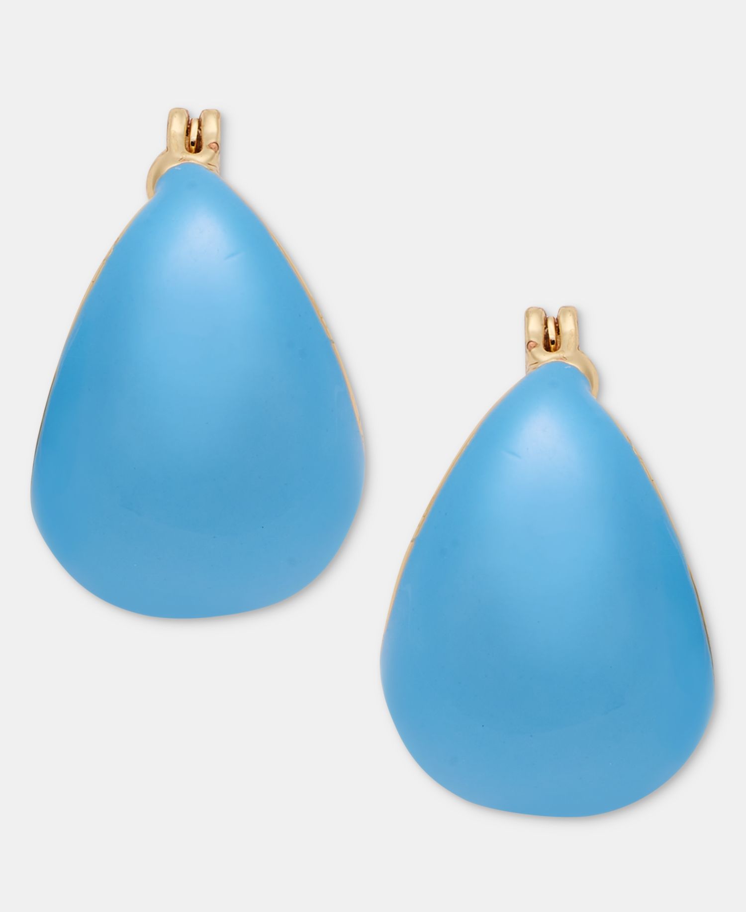 Small Color Hoop Earrings, 0.67"
