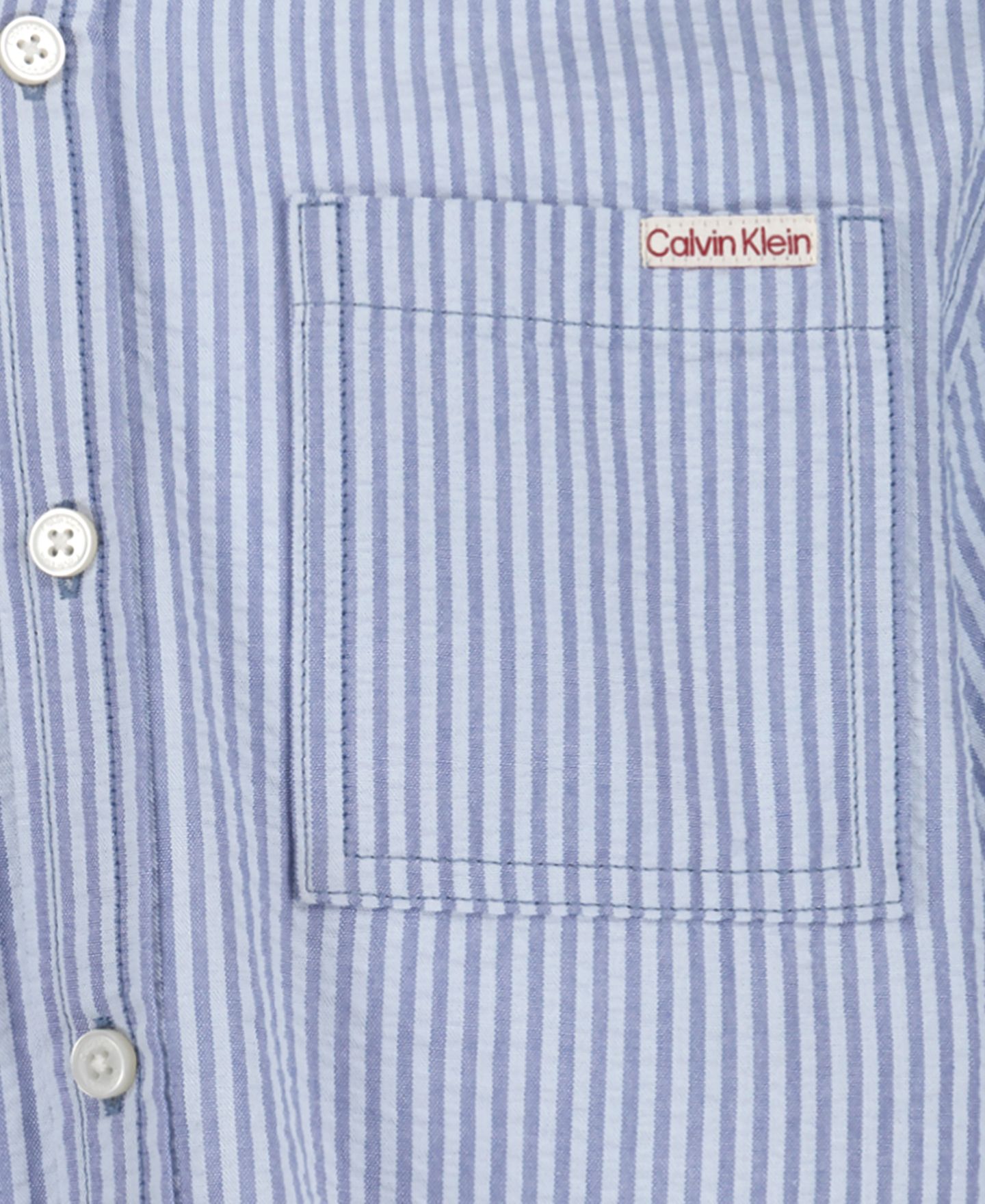 Рубашка Calvin Klein Resort Short-Sleeve Woven для мальчиков, цвет: Infinity — фото 5