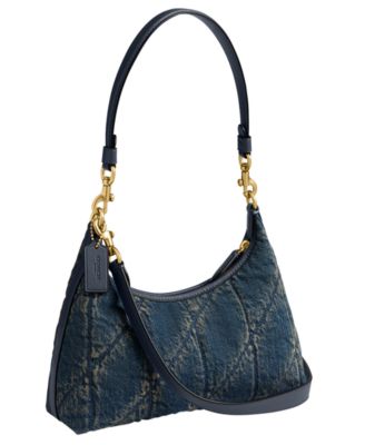 Soft Quilted Loved Denim Juliet Small Shoulder Bag
