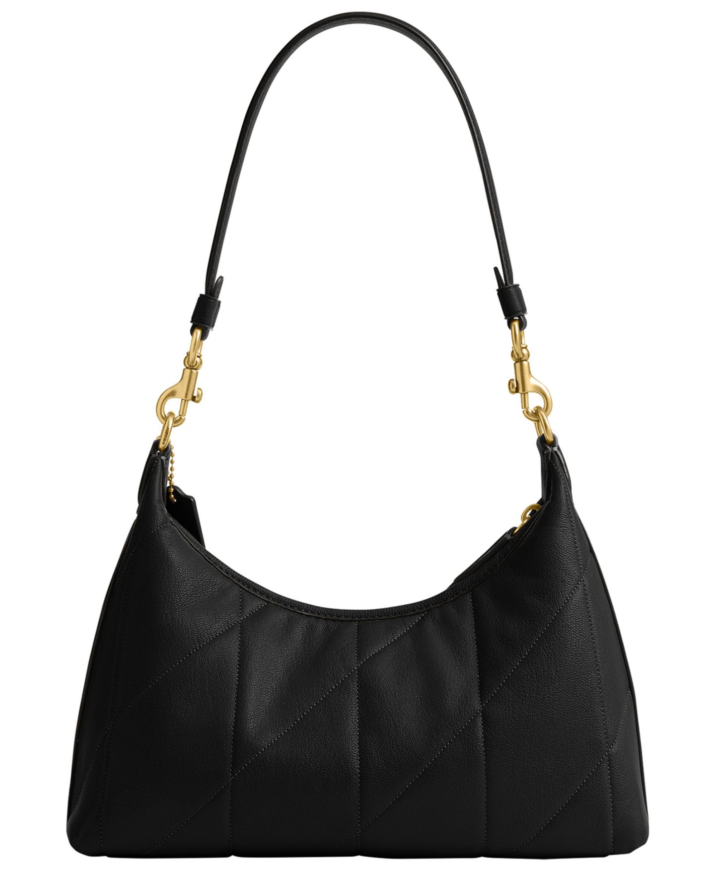 Женская сумка COACH Juliet Small Soft Quilted Leather Shoulder 25, цвет: Латунный / Чёрный — фото 6