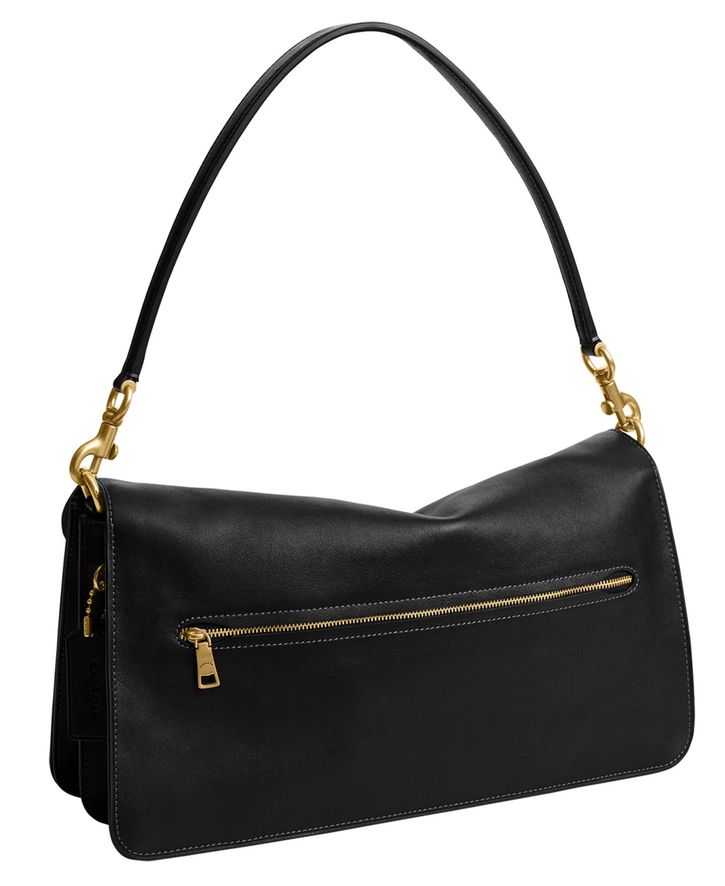 Женская сумка COACH Tabby Large Leather Shoulder 36, цвет: Латунный / Чёрный — фото 3