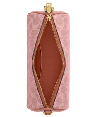 Barrel Small Signature Canvas Slim Shoulder Bag