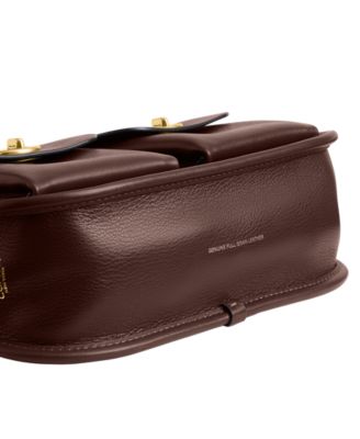 Waverly Small Leather Twin Turnlock Shoulder Bag