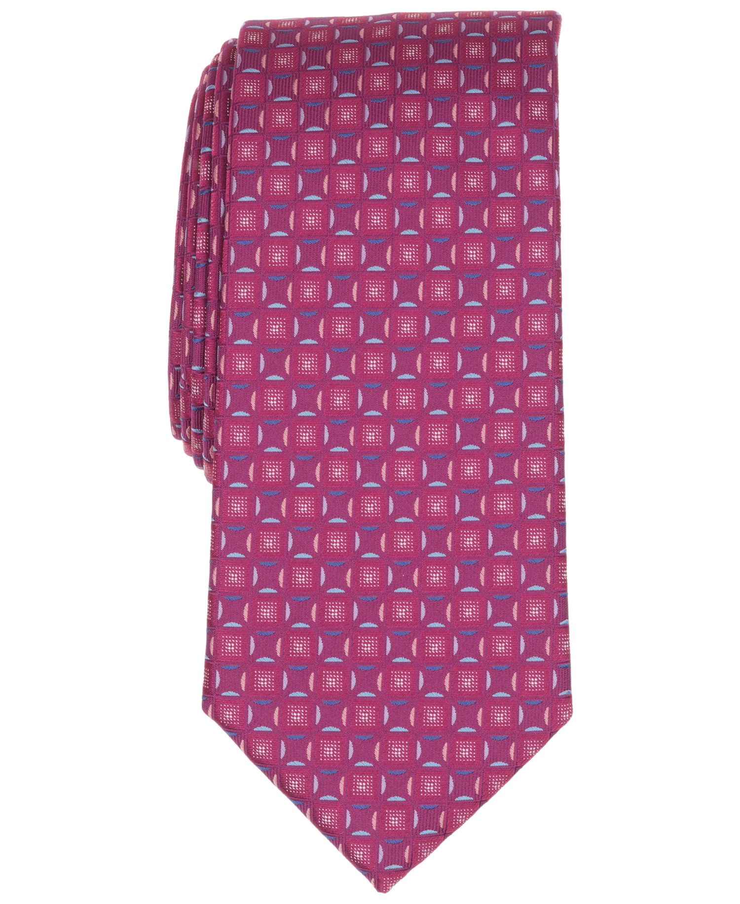 Men's Geometric Pattern Tie