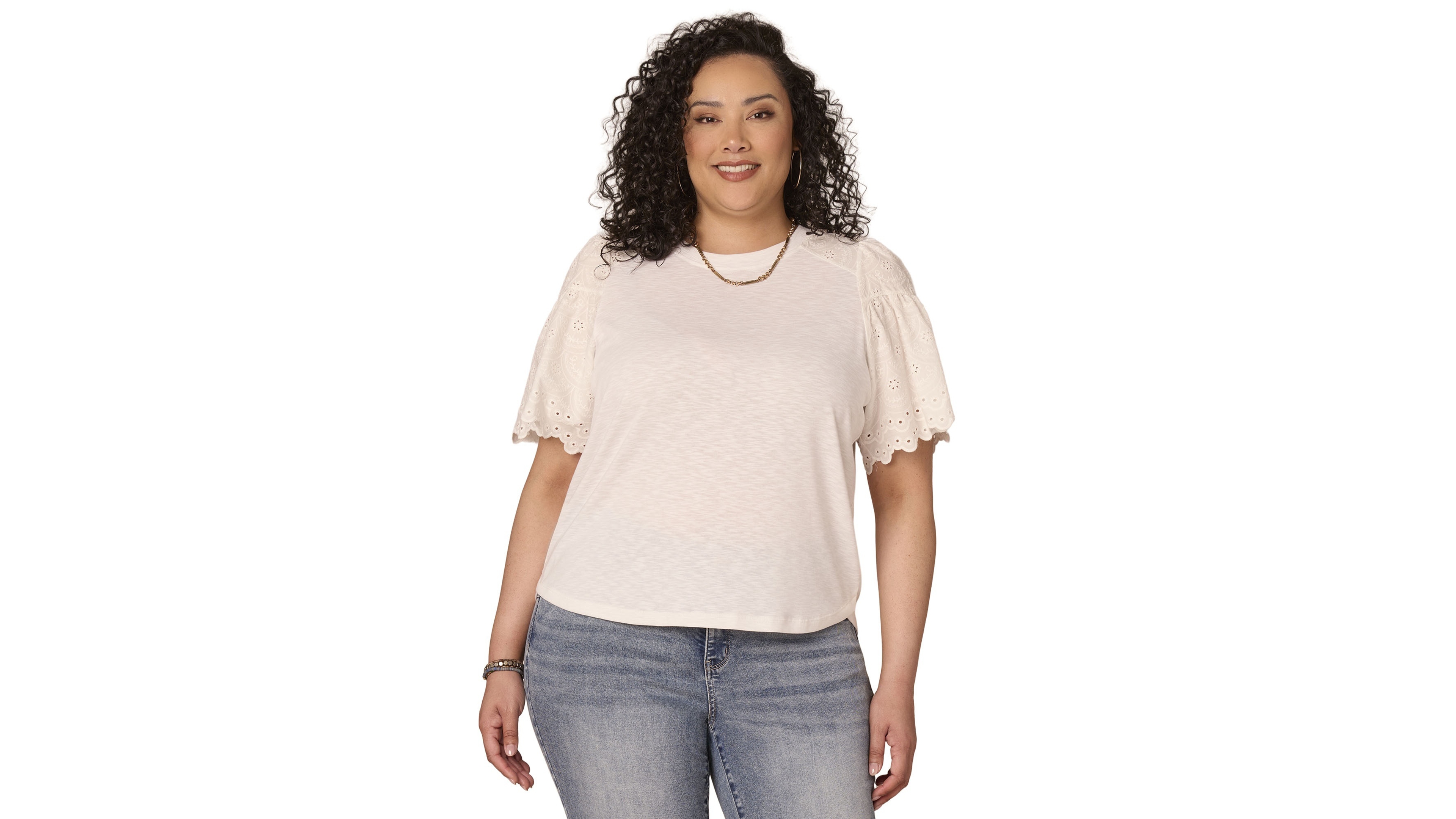Democracy Plus Crewneck Top